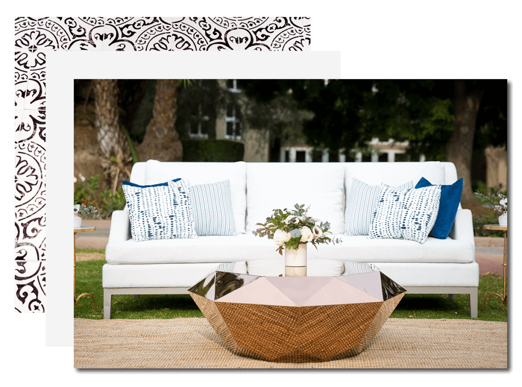 Bright Event REntals - Outdoor Lounge Setup